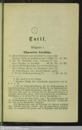 Tarif