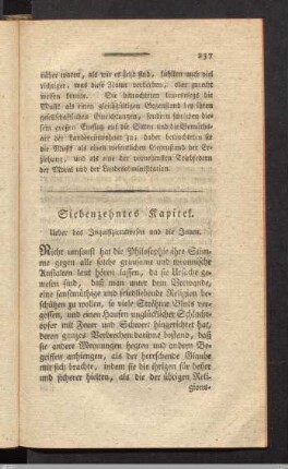 Siebenzehntes Kapitel.