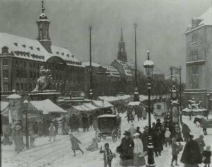 Striezelmarkt in Dresden-Neustadt : Dresden, Christmarkt