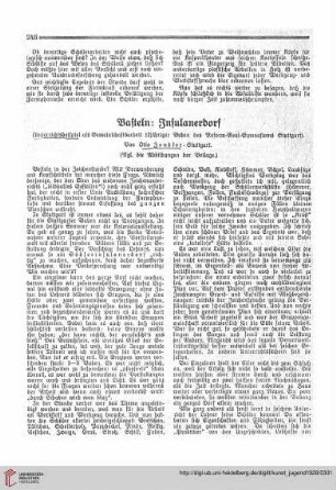 N.F. 8.1928 S. 246-248: Basteln: Insulanerdorf : Unterrichtsbeispiel als Gemeinschaftsarbeit 12jähriger Buben des Reform-Real-Gymnasiums Stuttgart