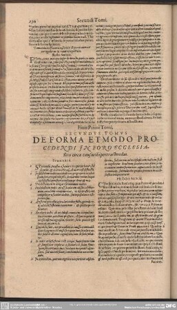 Secundus Tomus De Forma Et Modo Procedendi In Foro Ecclesiastico circa causas ibi pertractandas