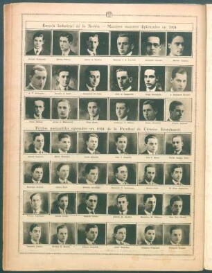 Escuela Industrial de la Nación - Maestros mayores diplomados en 1924