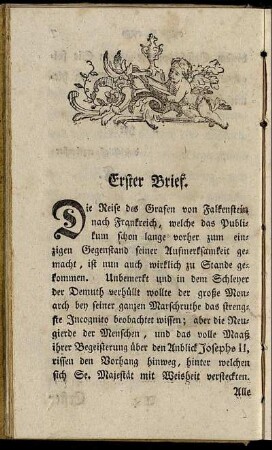 Erster Brief. - Neunter Brief.