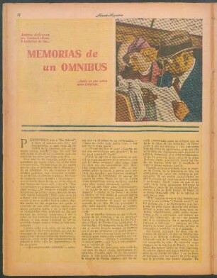 Memorias de un ómnibus : Cuento por Luis Peña Montarcé