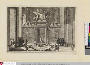[Entwurf einer Kapellentür; Clôture de chapelle]