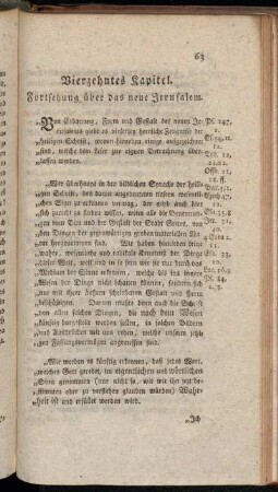 Vierzehntes Kapitel. Fortsetzung über das neue Jerusalem.