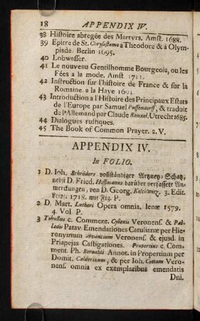 18-22, Appendix IV.