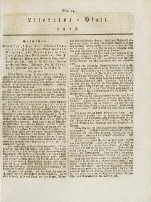 14, 1818: Heft