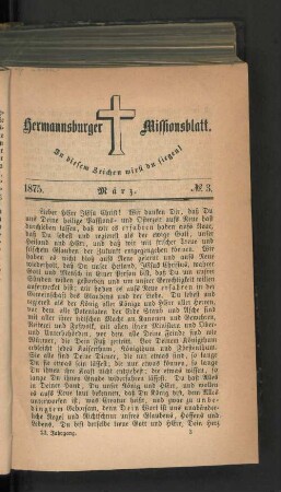 No. 3. März. 1875.