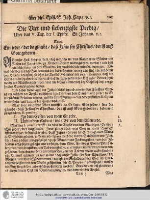 Die Vier und siebenzigste Predig