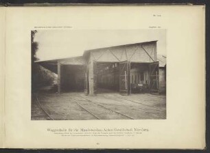 Waggonhalle für die Maschinenbau-Actien-Gesellschaft Nürnberg.
