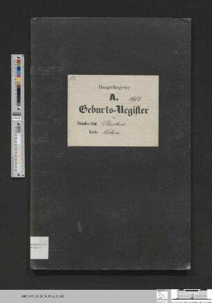 Geburtsregister Kliestow 1901
