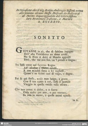 Sonetto