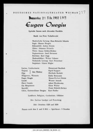 Eugen Onegin