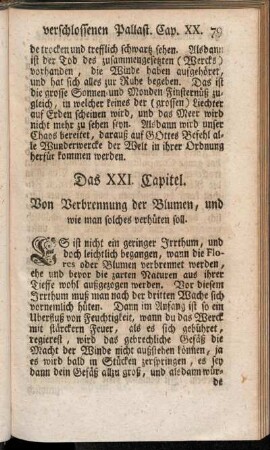 Das XXI. Capitel - Das XXXV. Capitel