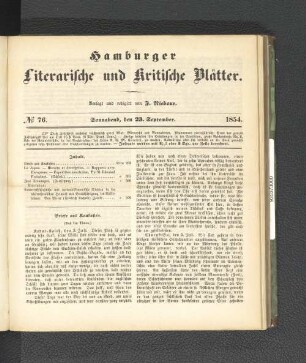 No. 76. 23. September 1854