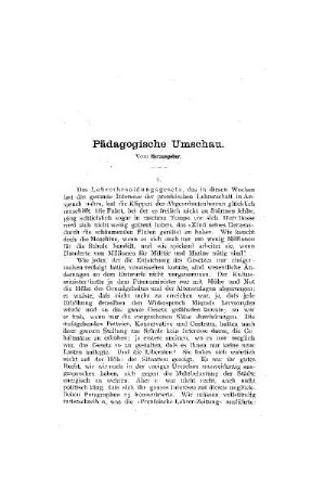 Pädagogische Umschau
