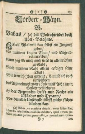 Lorbeer-Häyn B.
