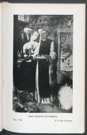 Lám VIII: "Fray Martin de Porres", No. 11 del catálogo