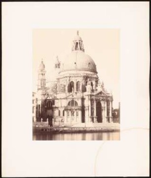 S. Maria della Salute, Venedig: Ansicht (aus: sog. »Koch-Mappe«)