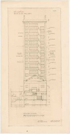 Bestelmeyer, German; Leipzig (Sachsen); Bankhaus Kroch - Rückansicht