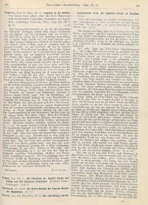585 [Rezension] Roberts, Rhys, Longinus on the Sublime
