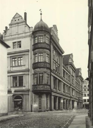 Rathaus : Torgau, Rathaus, Südostecke mit Runderker