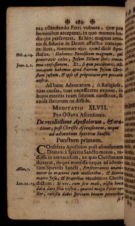 484-509, Meditatio XLVII. - LVI.
