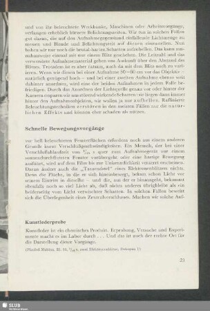 Schnelle Bewegungsvorgänge