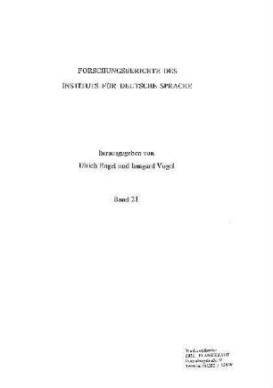 Zum aktuellen deutschen Wortschatz