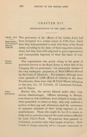 Chapter XIV. Reorganisation of the army, 1796
