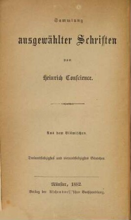 Sammlung ausgewählter Schriften : aus dem Vlämischen. 73, Geld und Adel ; [1] : eine Erzählung aus unserer Zeit