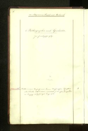 b. Bibliographie und Geschichte.