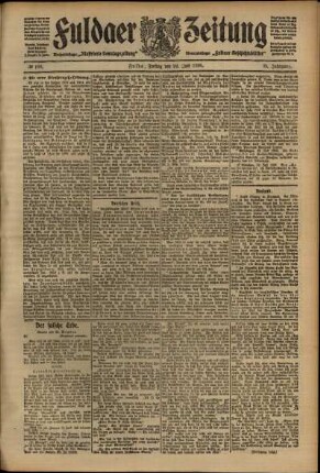 Ausgabe vom Freitag, den 24. Juli 1908.