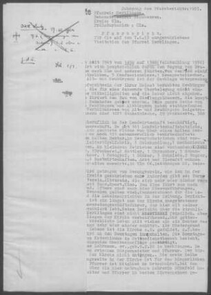 Merklingen (Alb): Pfarrbericht 1953