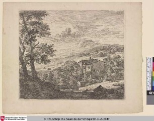 [The Ass between the two Sheep; Landscape with Donkey and Two Sheep; L'ane entre deux moutons; Esel zwischen zwei Schafen]