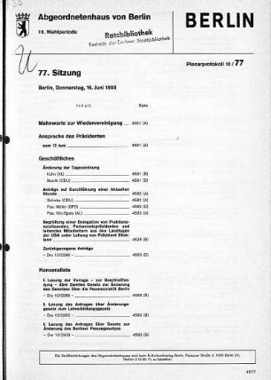 Nr. 77, 16. Juni 1988