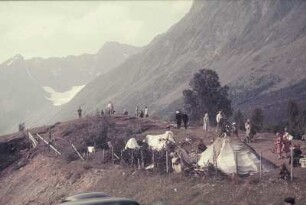 Reisefotos Norwegen. Lyngenfjord. Samen-Zeltlager in Lyngseidet