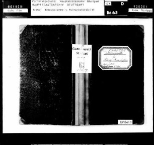 Friedensstammrolle des Garnisonslazaretts Stuttgart