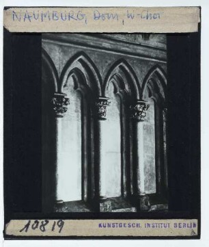Naumburg (Saale), Dom : Innenansicht, W-Chor, Blendbögen