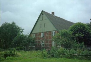 Oetjendorfer Landstraße 26: Hufnerhaus: Giebelseite Wohntrakt