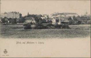 Blick auf Möckern b. Leipzig
