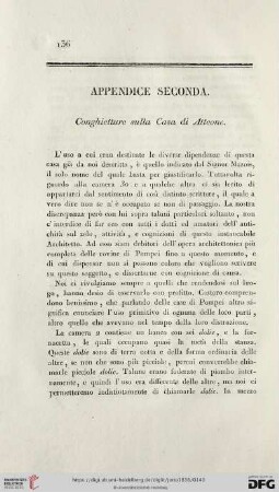 Appendice seconda