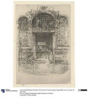 The Doorway. Erste Venedig-Folge Blatt 5 (von 12)
