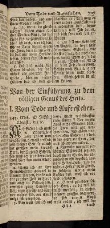 727-763, Vom Tode und Auferstehen