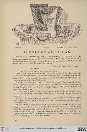 Sample of American