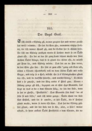 165. Der Vogel Greif.