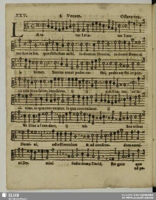 XXV. Laetatus sum