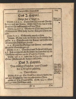 Das 2. Capitel. Ampt der Obrigkeit.