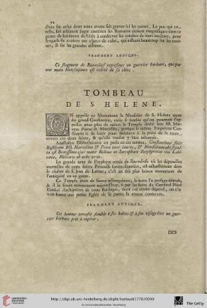 Tombeau de S. Helene
